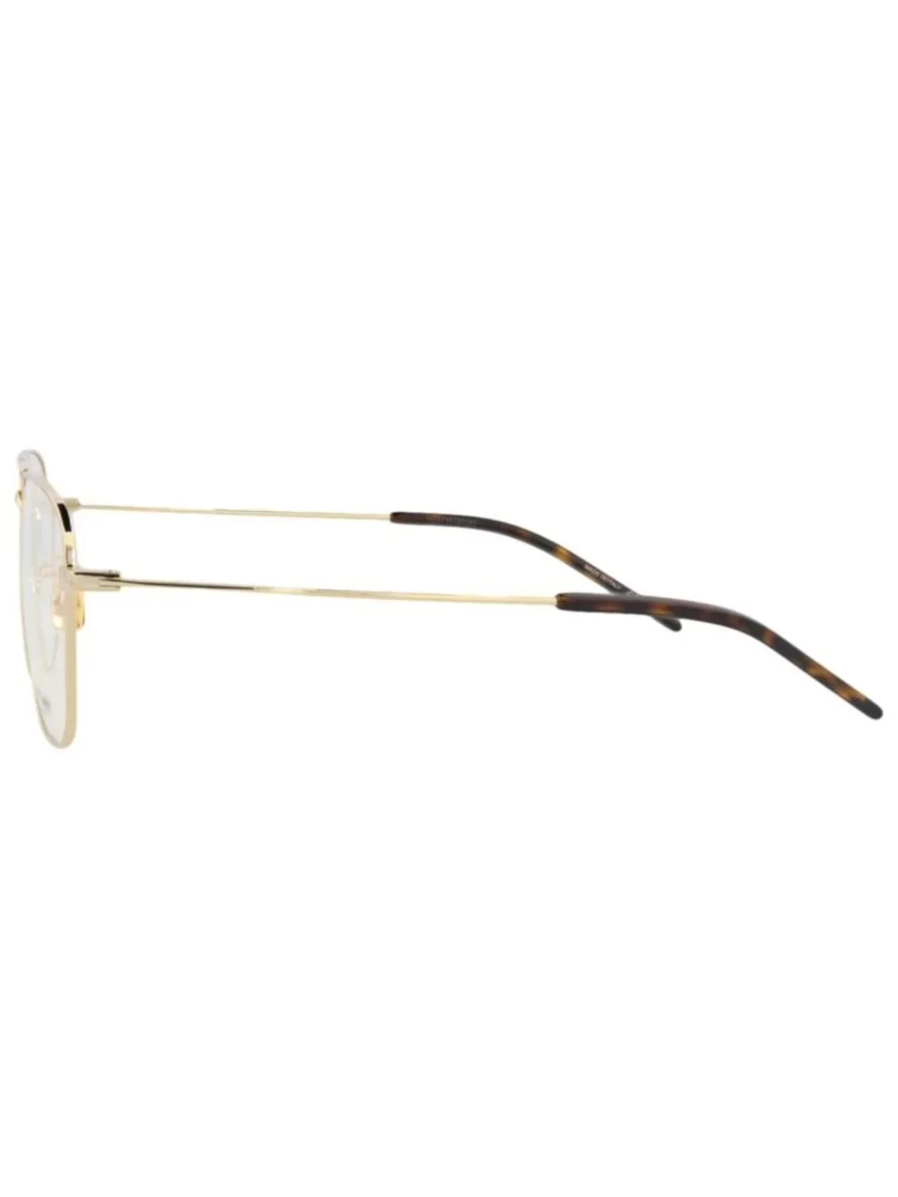 New Saint Laurent Women's Eyeglasses Aviator Metal Frame Unisex Gold Gold
